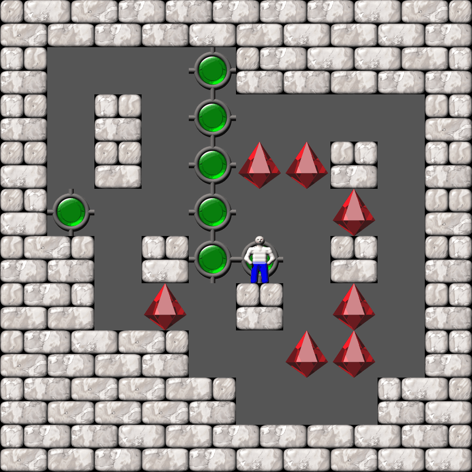 Сокобан Bugs509 collection уровень 345